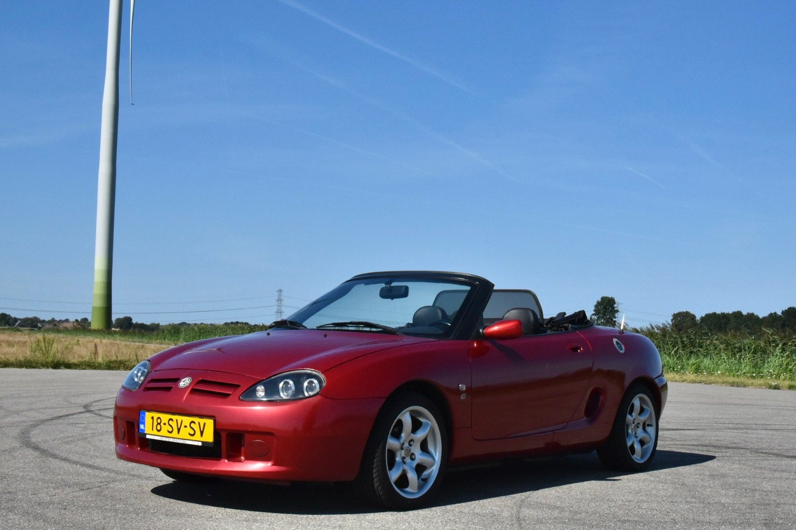 Rover 1998 Rood MG F cabrio, 145 pk, 4 cilinders, Cabriolet, 1796 cc
