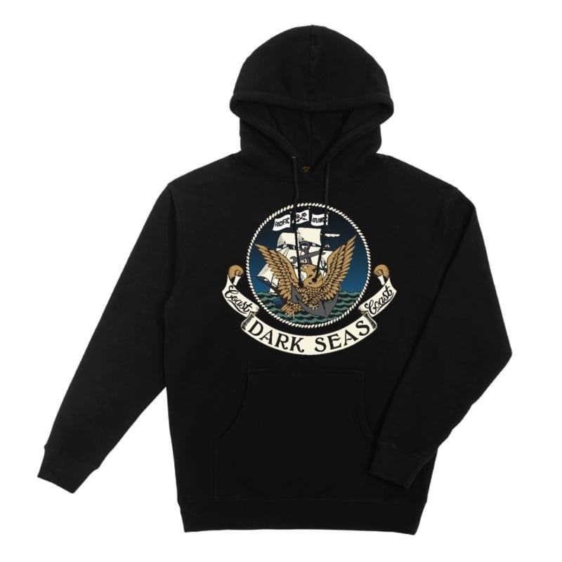 DARK SEAS INTERWOVEN PULLOVER BLACK, Info@workingclassrebel.com, Zwart, Nieuw, Ophalen of Verzenden