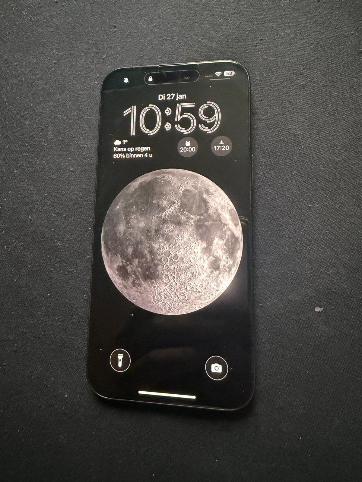 IPHONE 15 PRO MAX ZWART 256GB, Ophalen, Zo goed als nieuw, Overige typen