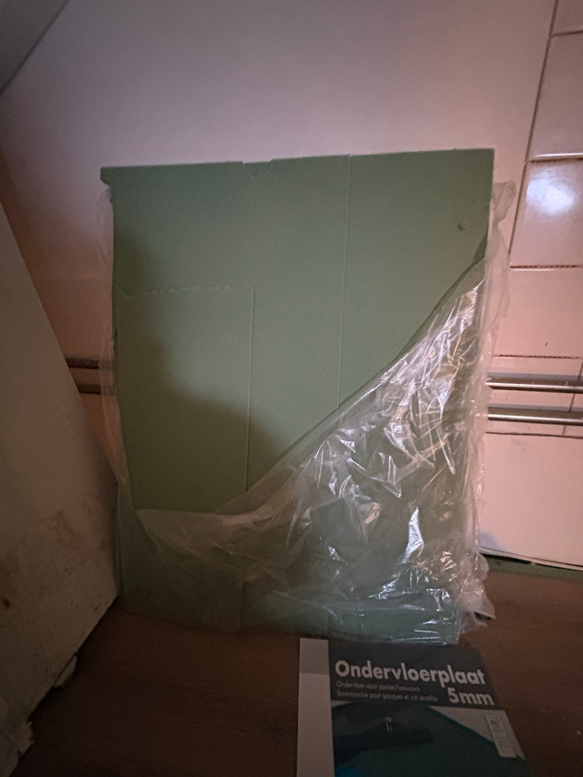Ondervloerplaten 5mm voor parket/laminaat (10 hele platen), Ophalen, Gebruikt, 50 tot 150 cm, Overige typen