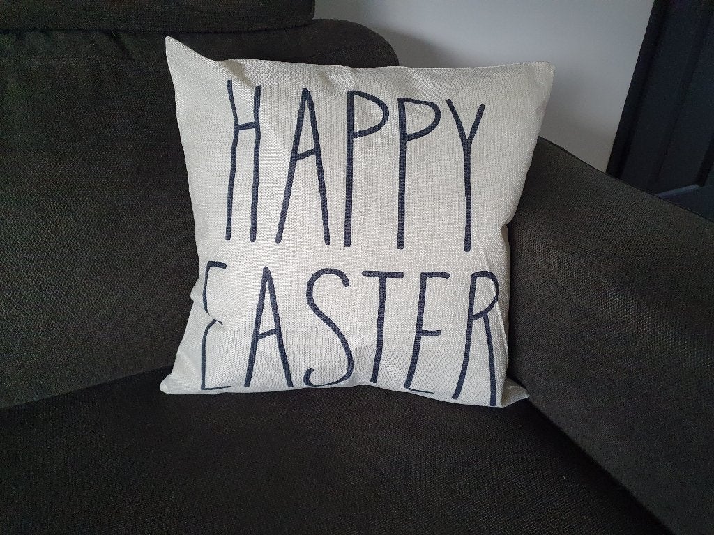 Kussen hoes Happy Easter, *, *, Nieuw, Ophalen of Verzenden