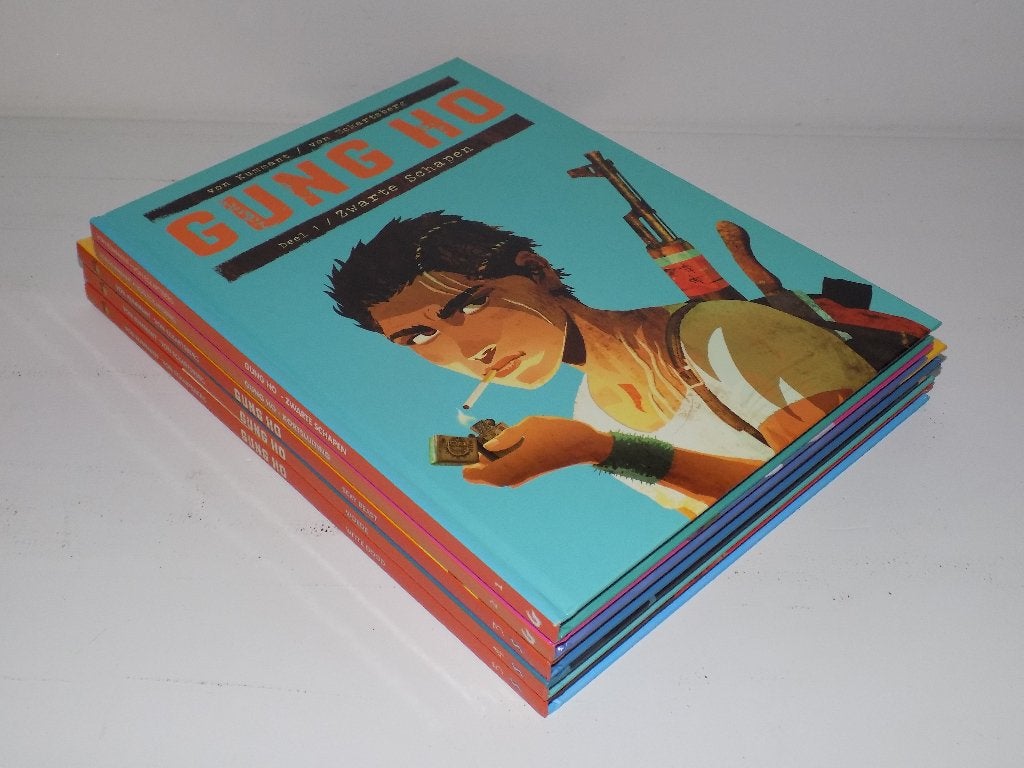Gung Ho ~ Complete serie hardcovers 1 t/m 5, Complete serie of reeks, Ophalen of Verzenden, Zo goed als nieuw