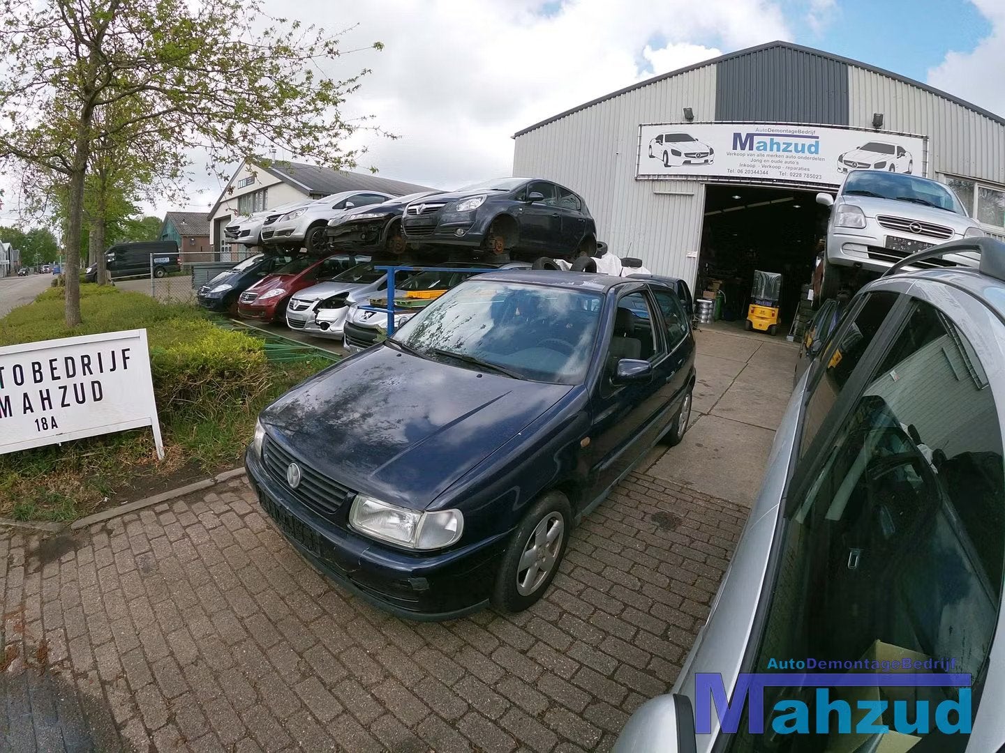 POLO 6N LC5H linker rechter zijscherm modderkuip blauw, Auto-onderdelen, Carrosserie en Plaatwerk, Info@fabrikant.eu, Fabrikantstraat 1
1000 AA  Amsterdam, NL