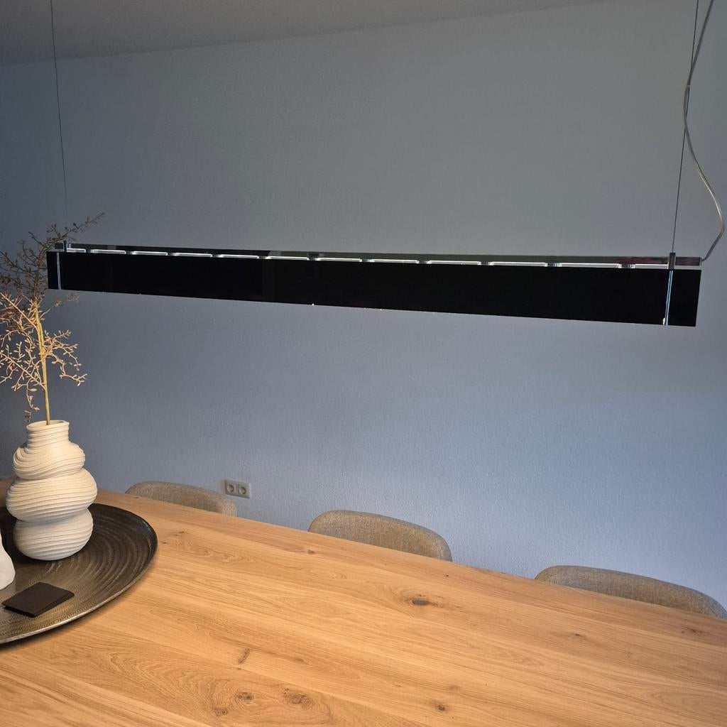 Philips Lirio Hanglamp - Zwart, 118 cm, Ophalen, Gebruikt, Modern, Industrieel, Glas