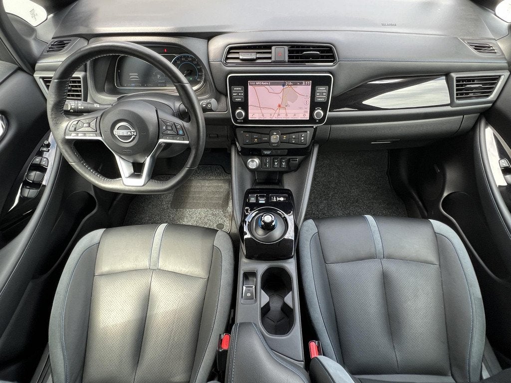 Nissan LEAF e+ Business Executive 62 kWh / Accu SoH 95,71 %, Auto's, Nissan, Gebruikt, Leder en Stof, 385 km, Leaf