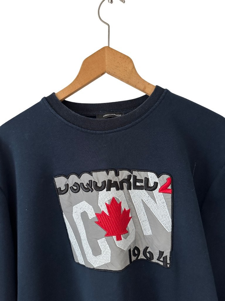 Dsquared trui XL, Blauw, Maat 56/58 (XL), Ophalen of Verzenden, Zo goed als nieuw