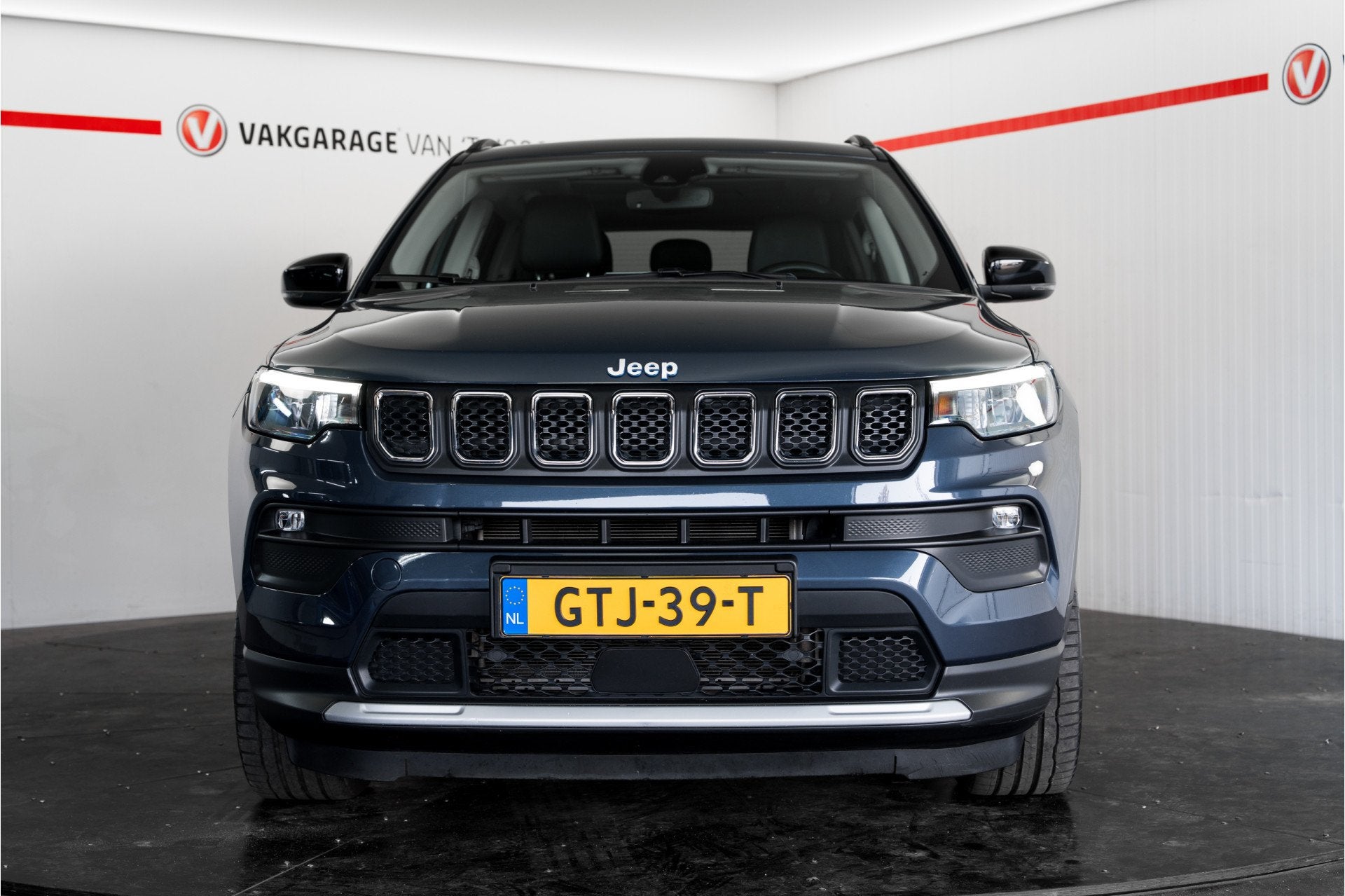 Jeep Compass 4xe 190 Plug-in Hybrid Electric Limited Lease E, Automaat, Blauw, Leder en Stof, Bedrijf