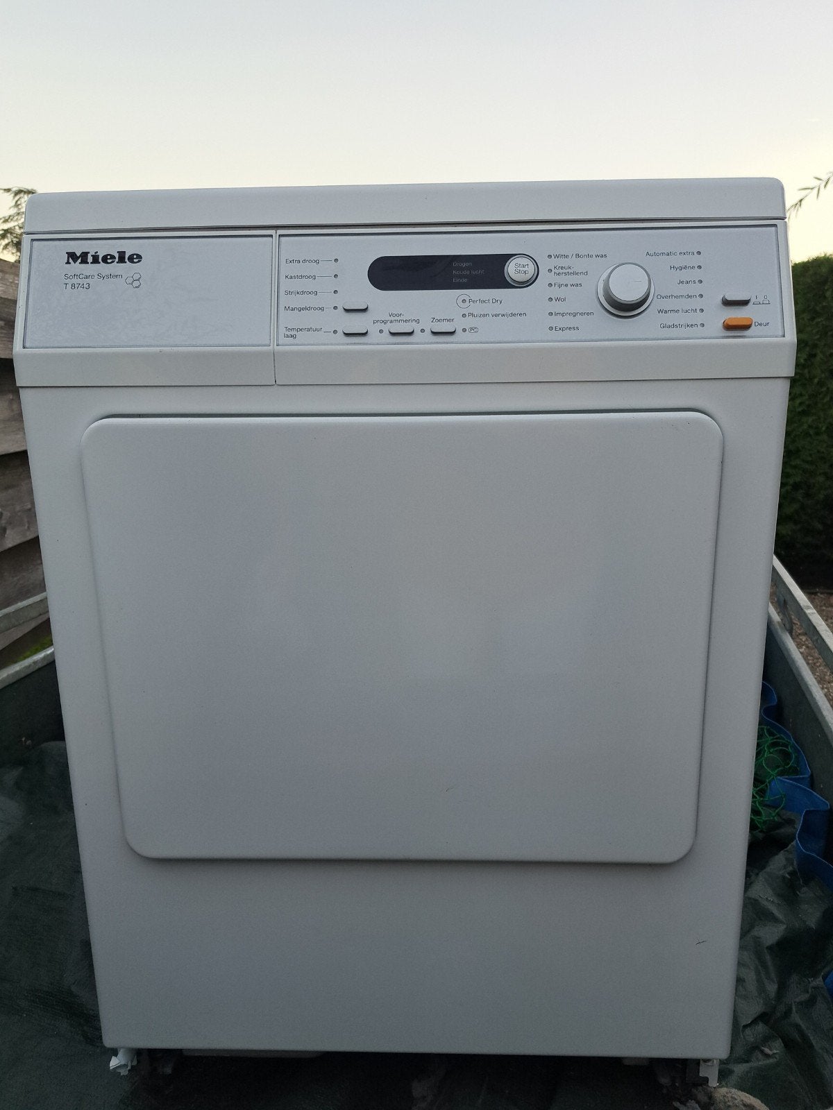 Miele wasdroger, Ophalen, Gebruikt, Minder dan 85 cm, Luchtafvoer