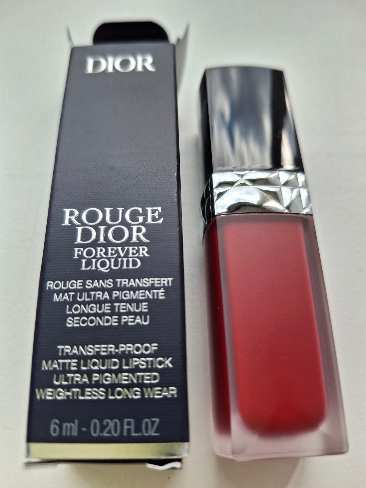 Rouge Dior liquid lipstick 861 Forever charm, Ophalen of Verzenden, Nieuw, Rood, Lippen