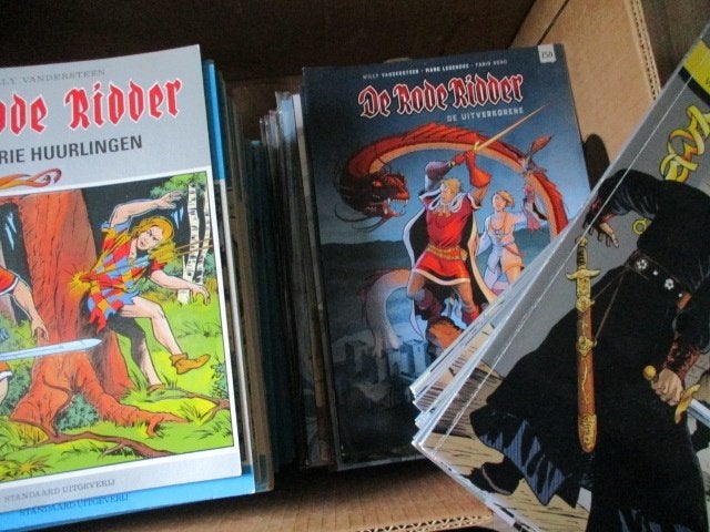 w0266 de rode ridder 1 t/m 276, Meerdere stripboeken, Ophalen, Gelezen
