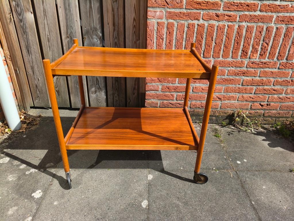 Vintage Teak Keuken Trolley Jaren '60, Ophalen