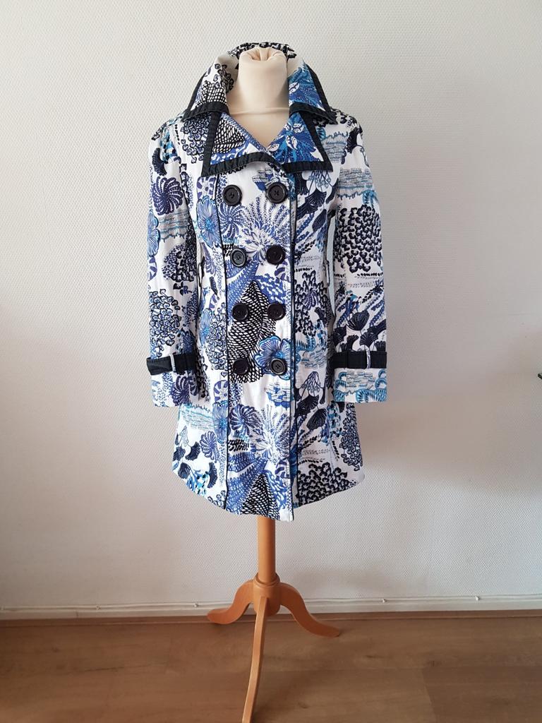 Geweldige MaxMara zomer jas L /M, Maat 38/40 (M), Blauw, Max Mara, Ophalen of Verzenden