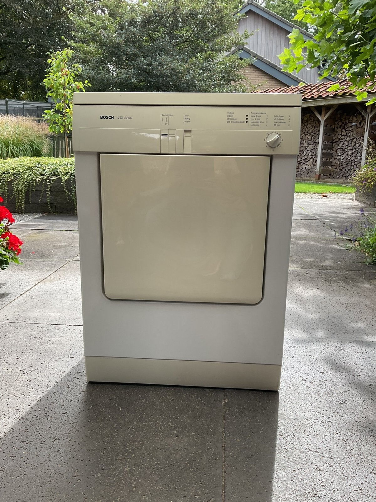 Bosch wasdroger, Ophalen, 6 tot 8 kg, Gebruikt, Luchtafvoer