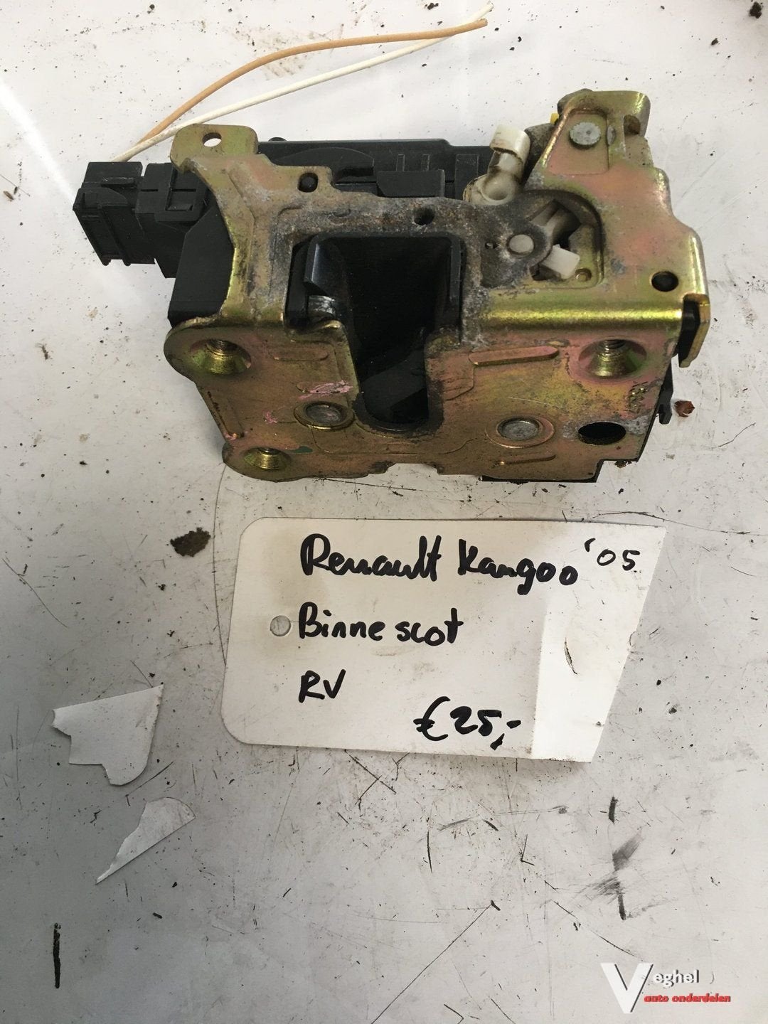 Renault kangoo 1.6 16v 2005  Binnenslot rechtsvoor, Gebruikt, -, -, Ophalen of Verzenden