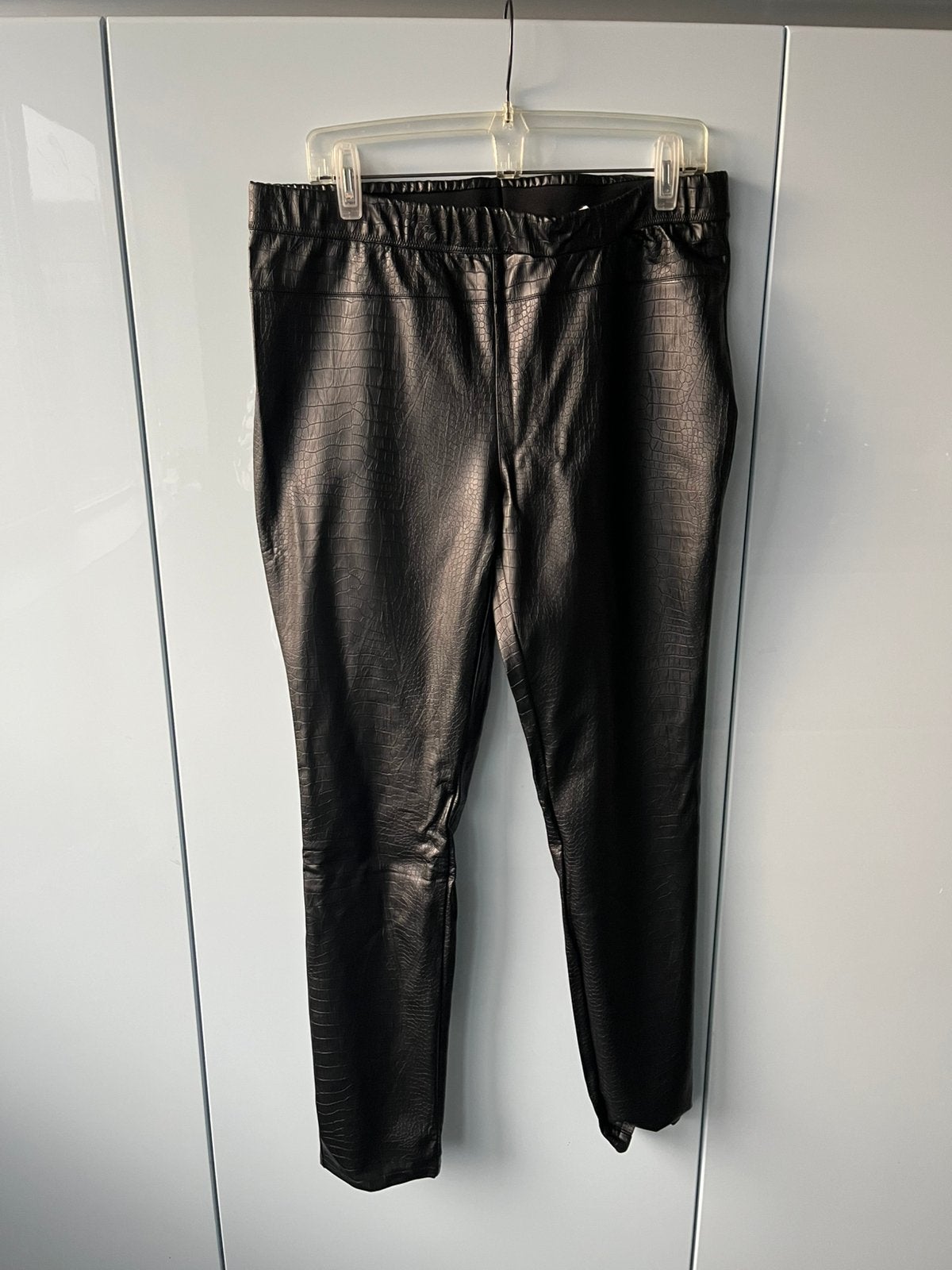 Geisha broek legging zwart nepleer slagenprint maat 42 nieuw, Kleding | Dames, Zwart, Maat 42/44 (L), Nieuw, Ophalen of Verzenden