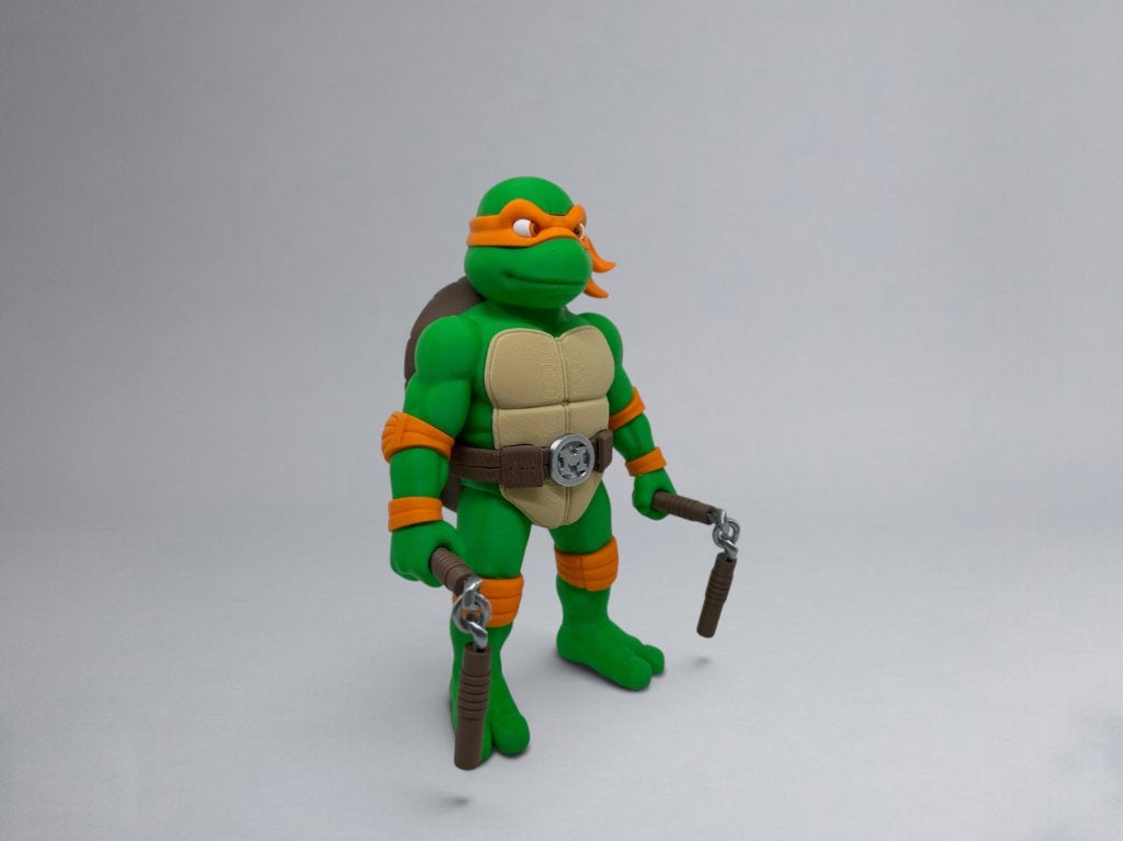 Michelangelo – TMNT Ninja Turtle Figurine – 28.5 cm, Ophalen of Verzenden, Nieuw, Fantasy