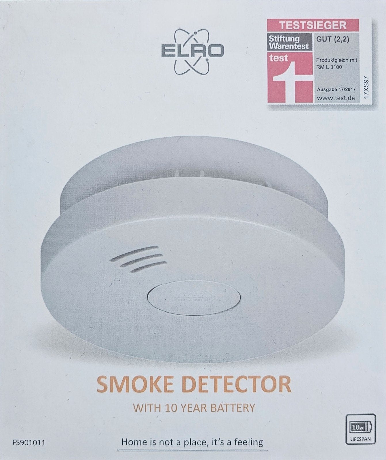 ELRO FS9010 rookmelder - Nieuw in originele doos!, Ophalen, Nieuw, Detector, Sensor of Melder, Rook