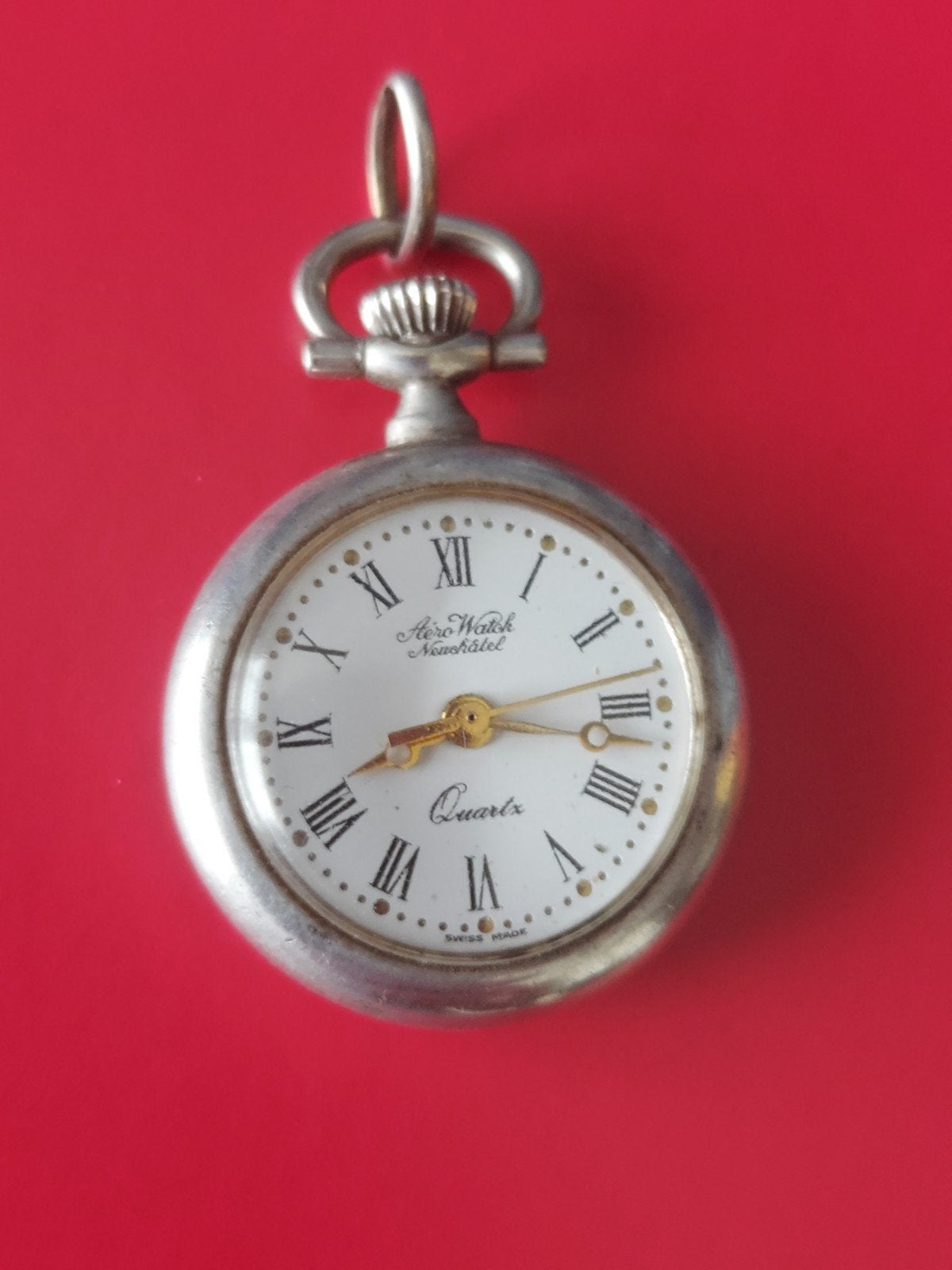 Aero Watch Neuchâtel Quartz Zakhorloge - Zwitsers gemaakt, Overige merken, Overige materialen, Zakhorloge, 1960 of later