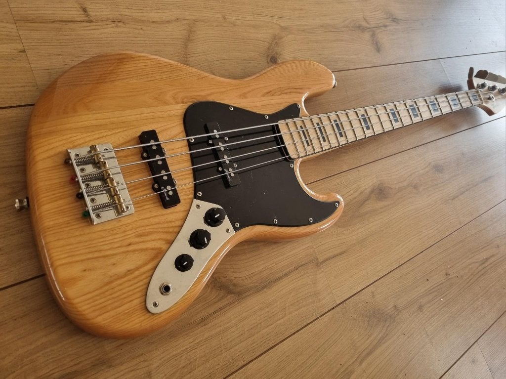 Jazz Bass VT series Natural electrische bas Harley Benton, Ophalen of Verzenden, Zo goed als nieuw, Elektrisch