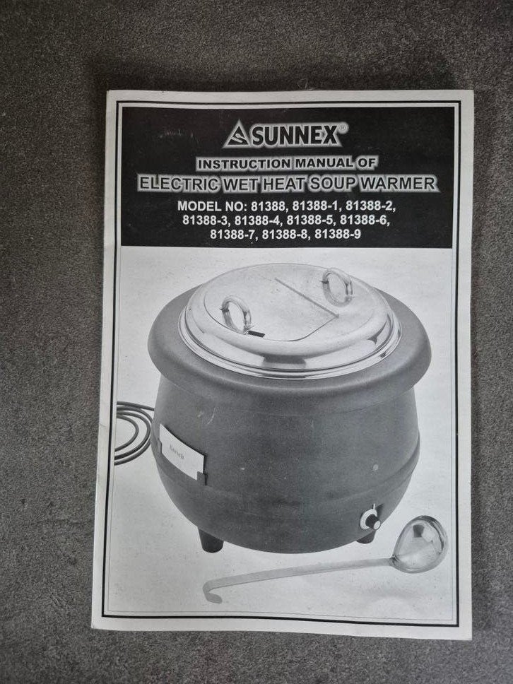 Elektrische Soepketel / Soepverwarmer - 10 Liter, Ophalen of Verzenden, Gebruikt