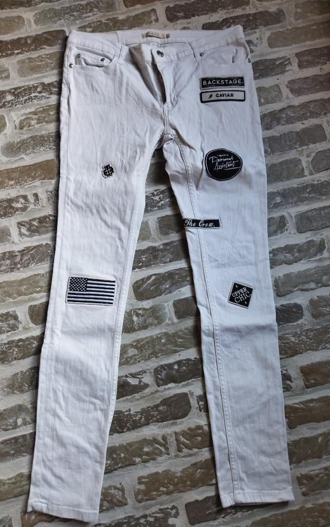 Nikkie Jeans Maat S, Wit, Ophalen of Verzenden, Zo goed als nieuw, Nikkie