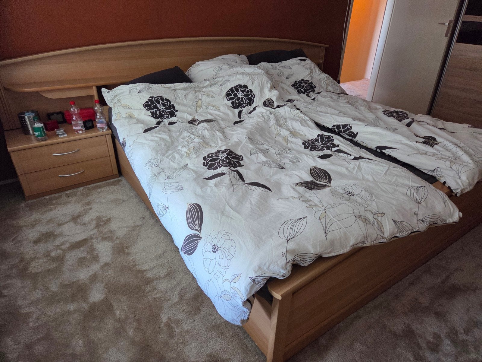 2 persoons bed gebruikt, Ophalen, Gebruikt, Tweepersoons