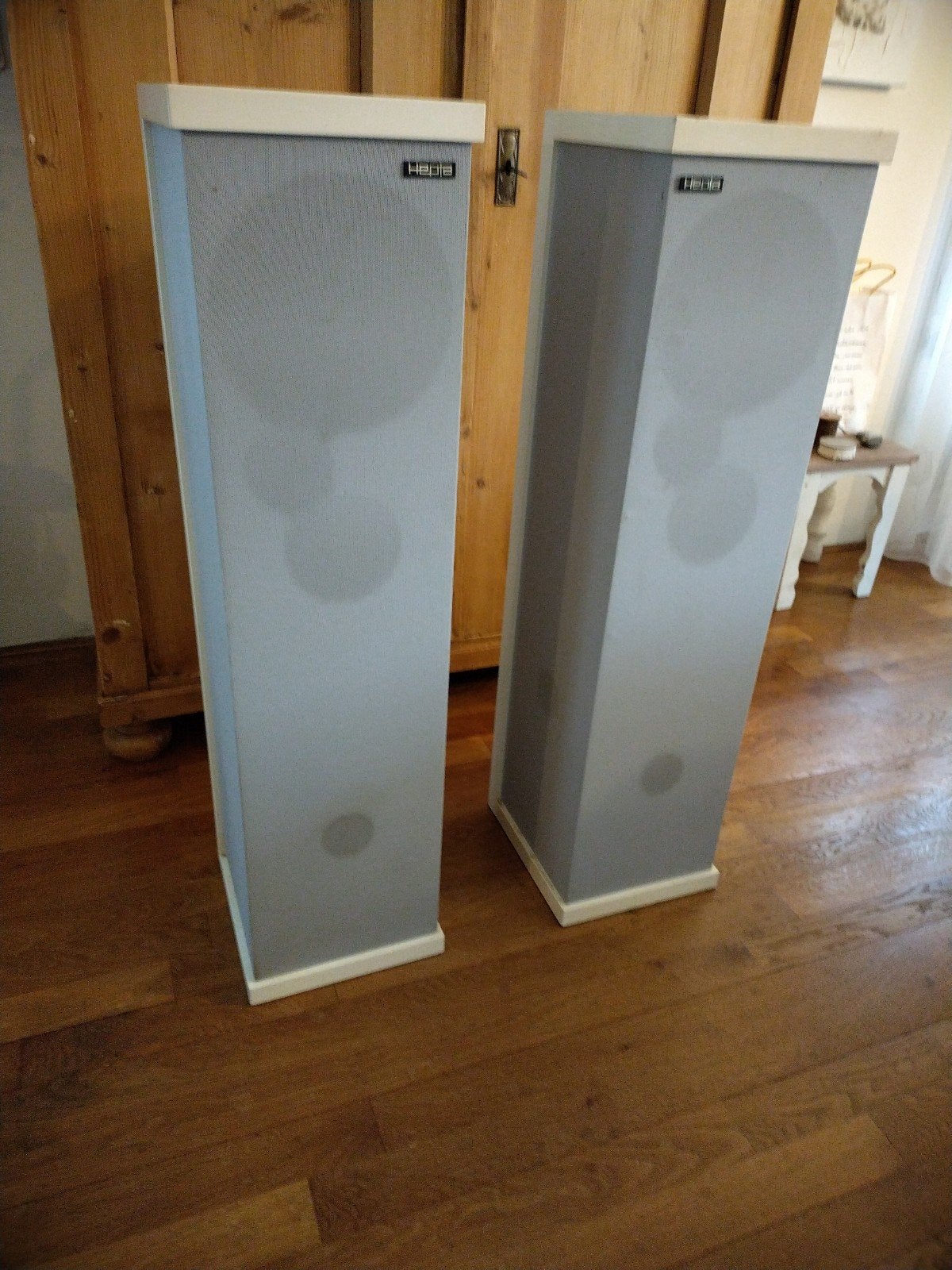 Hepta Facet vloerstaande luidsprekers - renovatieproject, Vloerstaande luidspreker, 60 tot 120 watt, Niet werkend, Ophalen