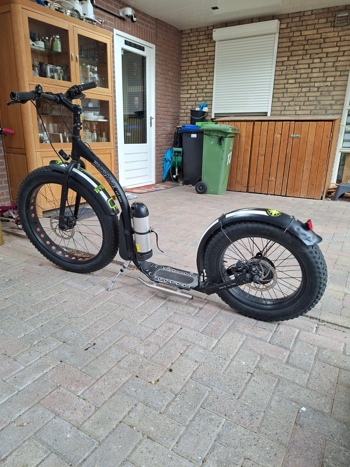 Kickbike Fat Max elektrische step, blauw kenteken, 2 accu's, Ophalen, Gebruikt, Elektrische step (E-scooter), E-move Kickbike