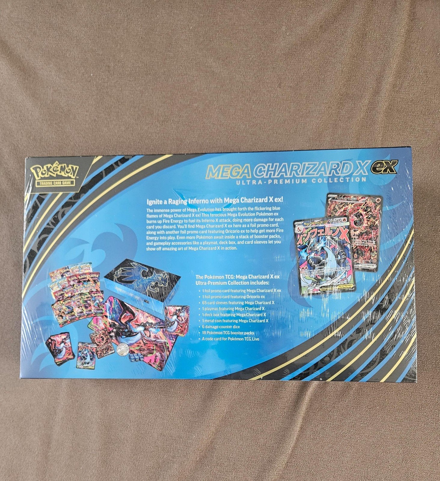 Pokémon TCG Mega Charizard X EX Ultra-Premium Collectie, Ophalen, Nieuw, Overige typen, Foil