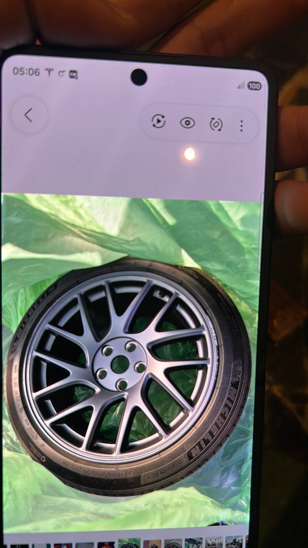 Foto 3 van Tesla highland photon velg per stuk met band 250