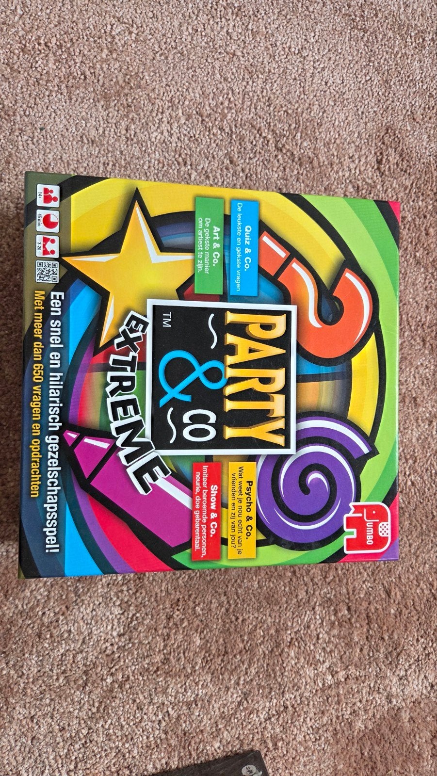 Party & Co Extreme - Gezelschapsspel - Zo goed als nieuw, Hobby en Vrije tijd, Gezelschapsspellen | Bordspellen, Vijf spelers of meer