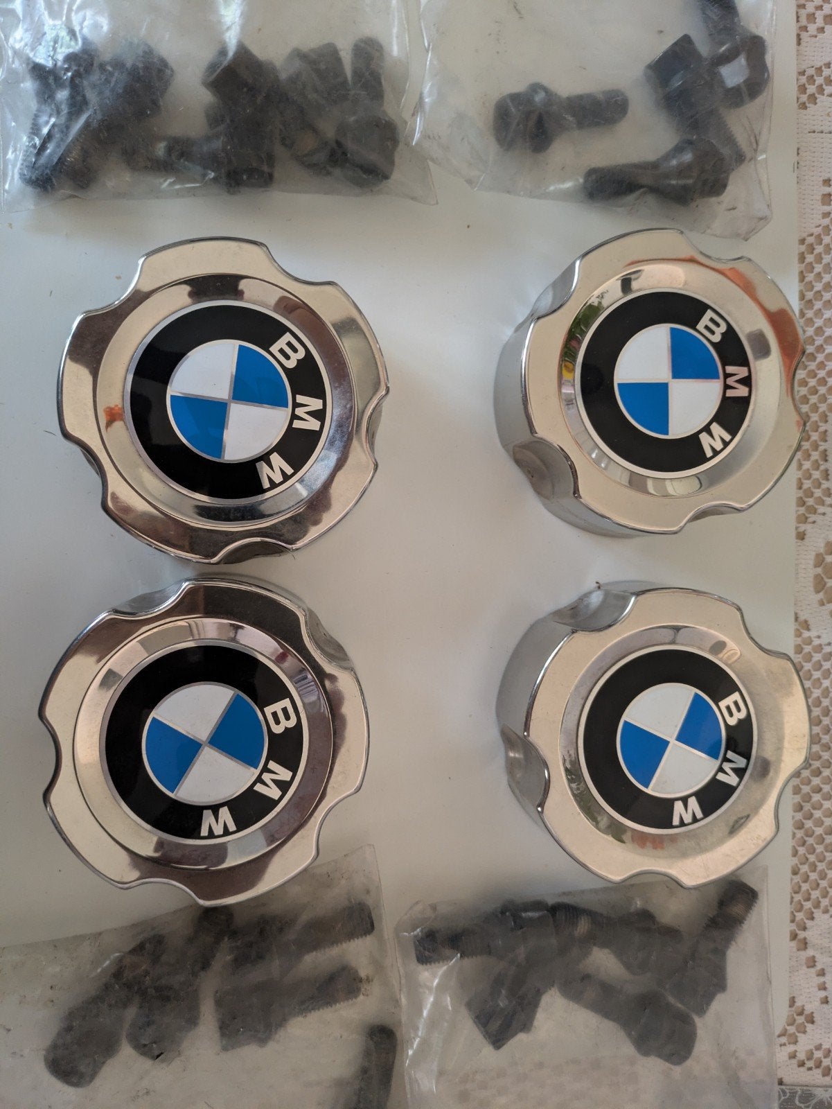 4x BMW M Velgdoppen Naafkappen Wielkappen, Ophalen of Verzenden, Nieuw