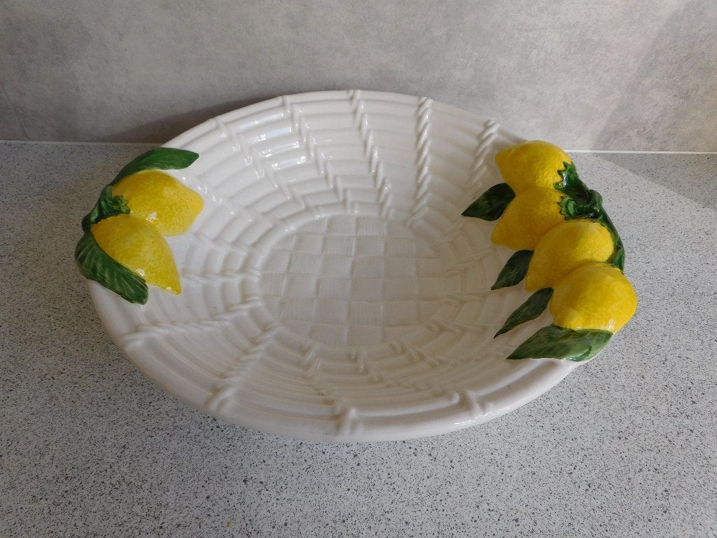 Schaal 32x30x7 cm. Citroen 🍋 Piccobella Made in Italy, Ophalen of Verzenden