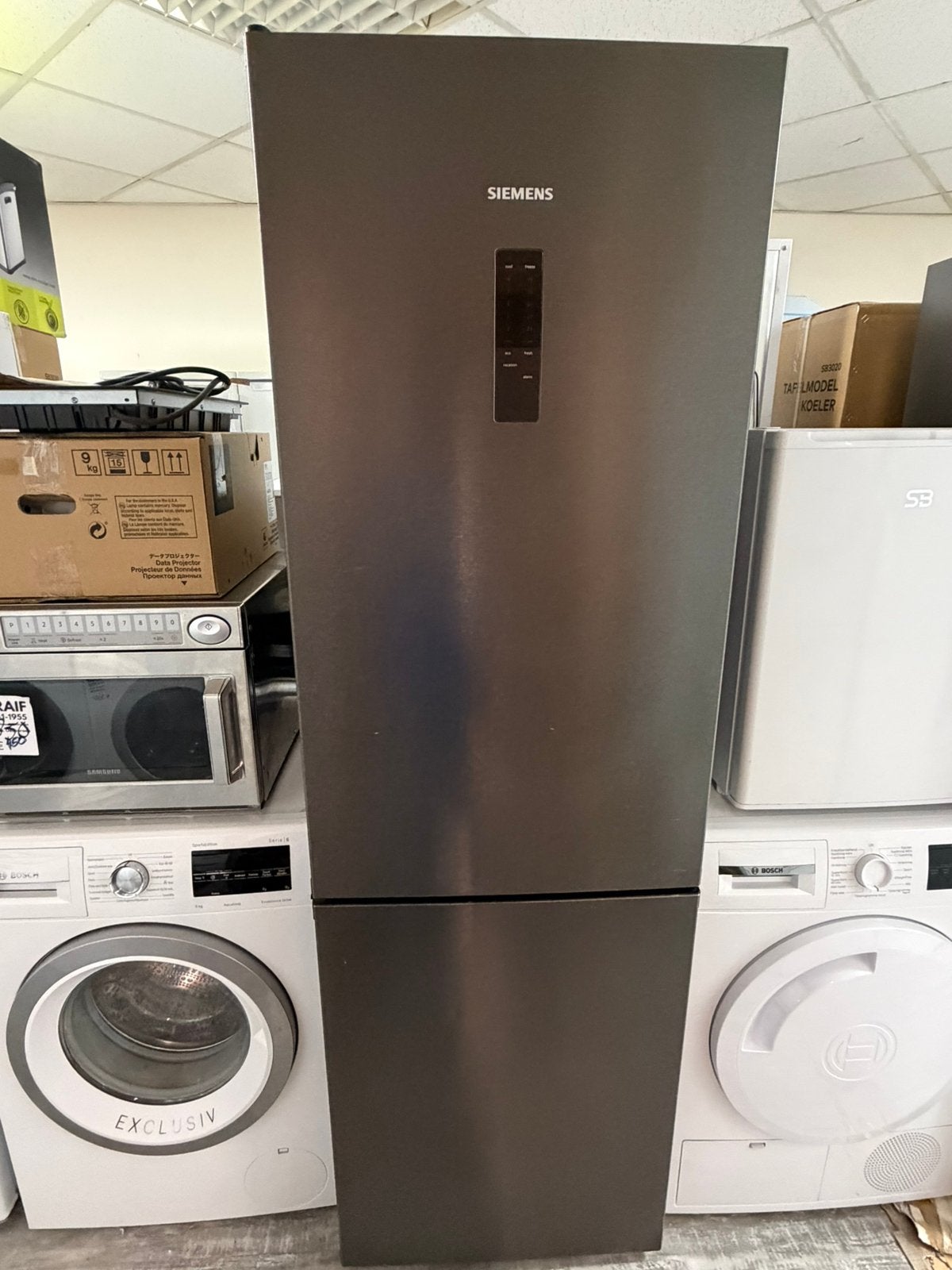 Siemens KG36NXXDF KoelVriescombinatie 321L Zo Goed als Nieuw, Witgoed en Apparatuur, 200 liter of meer, Met aparte vriezer, Contact@siemens.com