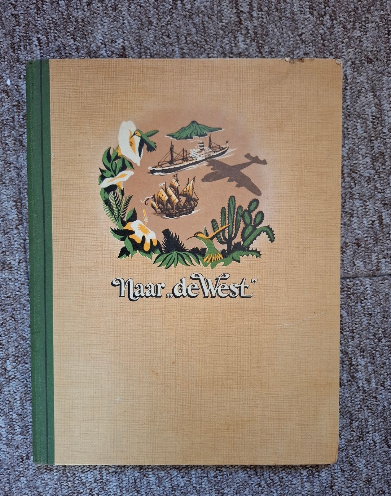 Plaatjesalbum "Naar de West" - Slechts 10 plaatjes, Boeken, Ophalen of Verzenden, Gelezen, Plaatjesalbum