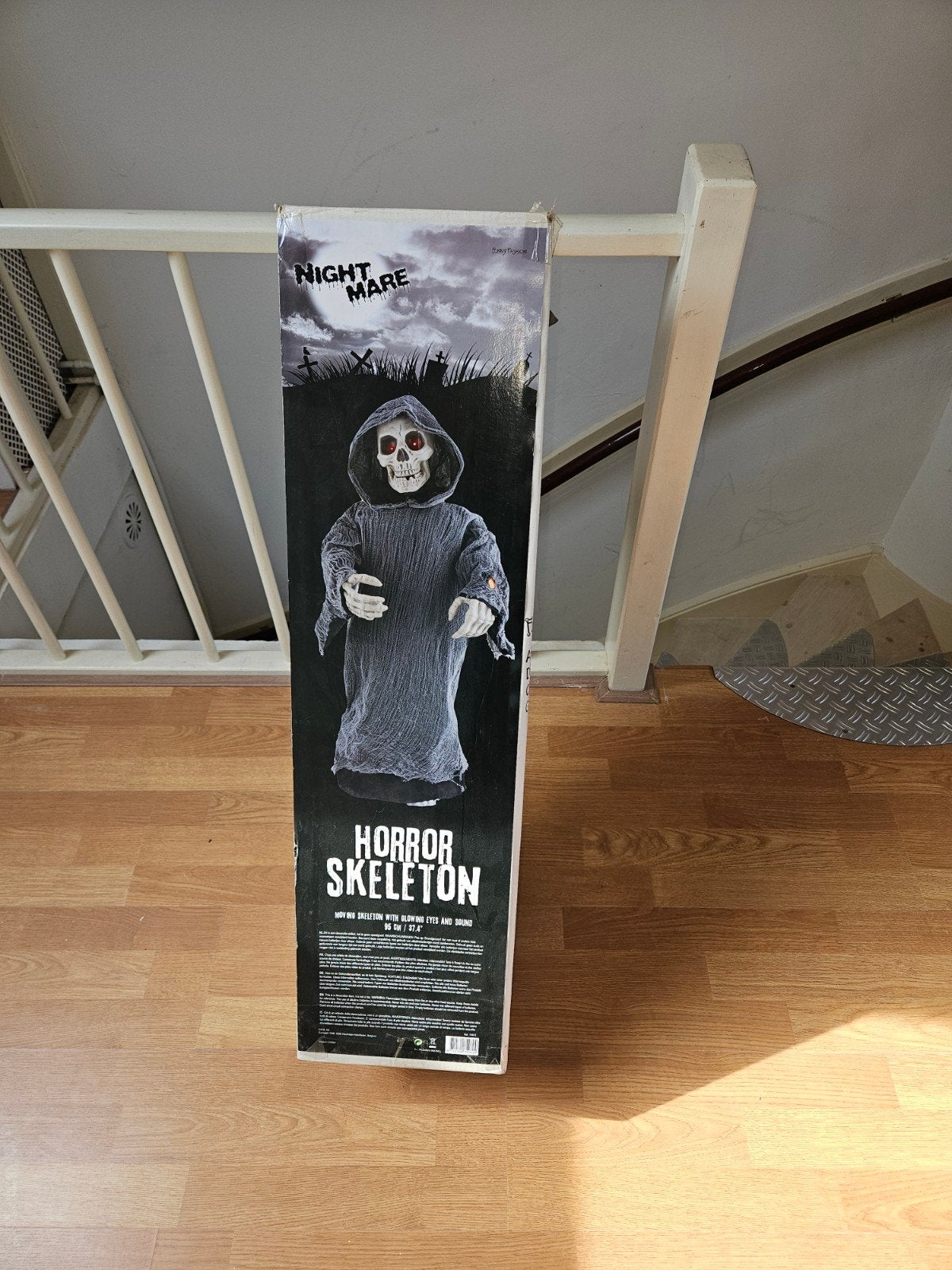 Night Mare Horror Skeleton 85cm - Halloween Decoratie, Ophalen of Verzenden, Zo goed als nieuw, Versiering, Halloween of Griezel