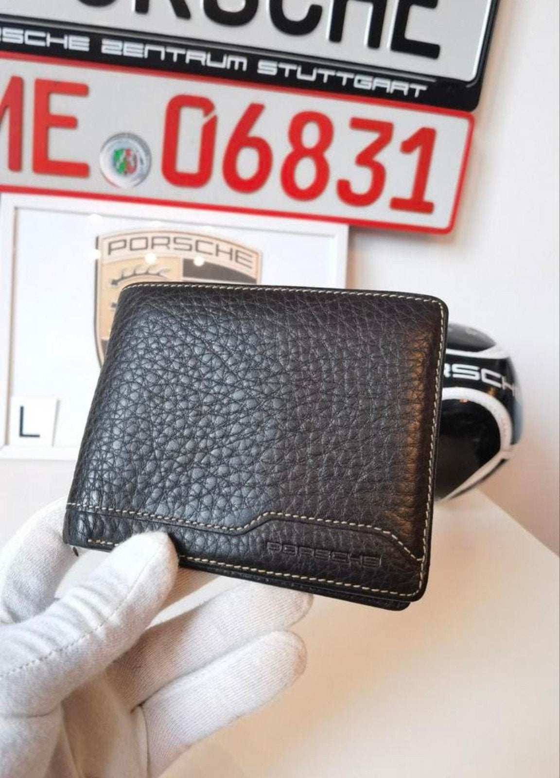 Origineel porsche portemonnee van echt leder  

Incl mun, Ophalen of Verzenden, Zwart