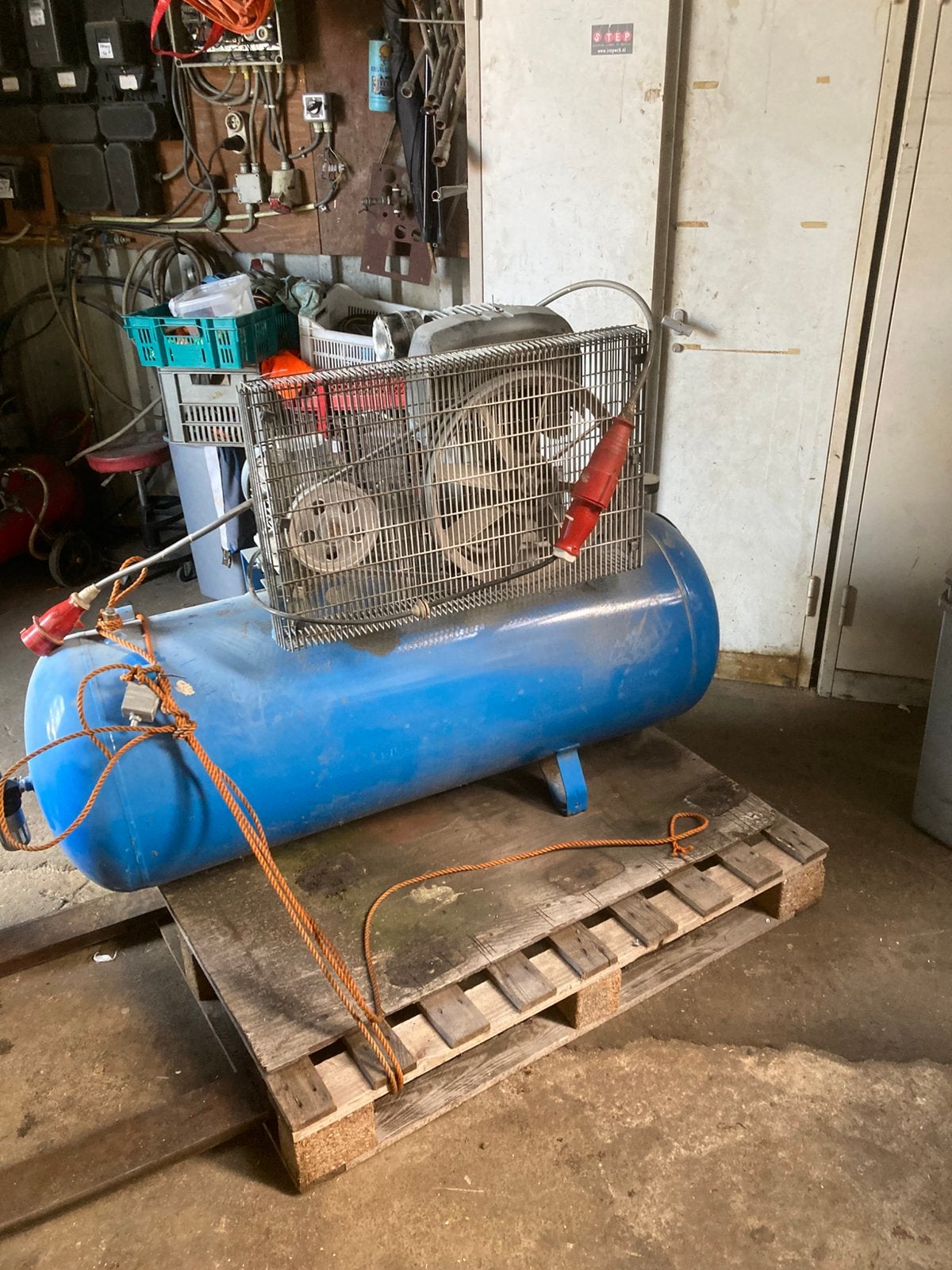 Airtaks compressor 485l/min, Ophalen, Gebruikt, 400 tot 800 liter/min, 6 tot 10 bar