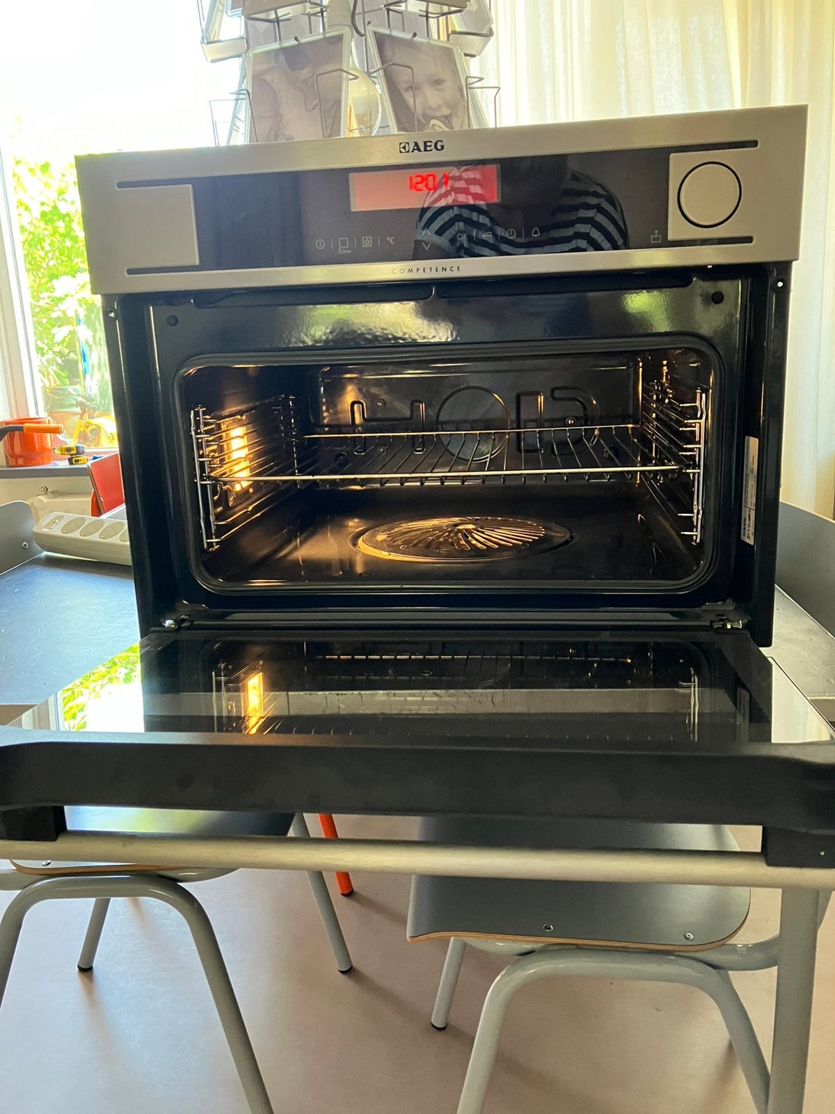 AEG stoomoven, Witgoed en Apparatuur, Ophalen, 45 tot 50 cm, Gebruikt, AEG