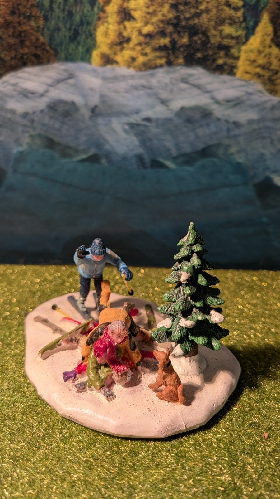Kerst tafereel/ kersthuisjes, Diversen, Ophalen of Verzenden