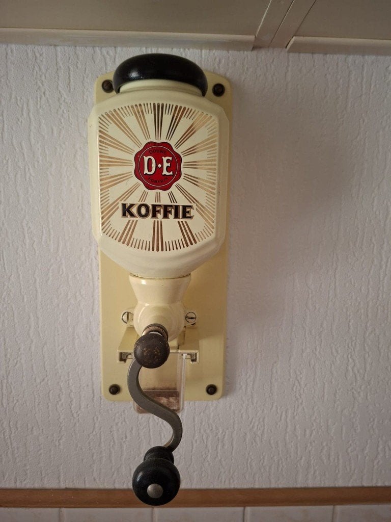 te koop Vintage  Douwe Egberts wandkoffiemolen, Ophalen of Verzenden
