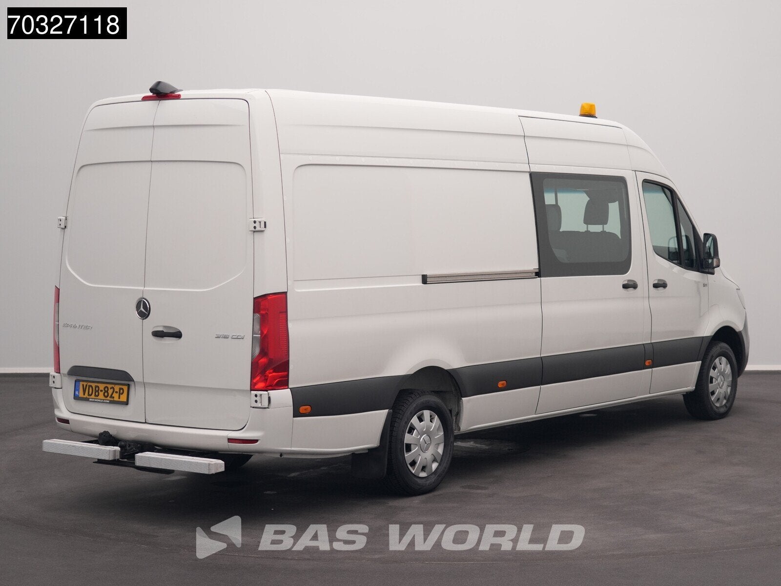 Mercedes Sprinter 316 CDI Automaat Dubbel Cabine L3H2 Navi A, Auto's, Bestelauto's, Automaat, Automatische klimaatregeling, Gebruikt