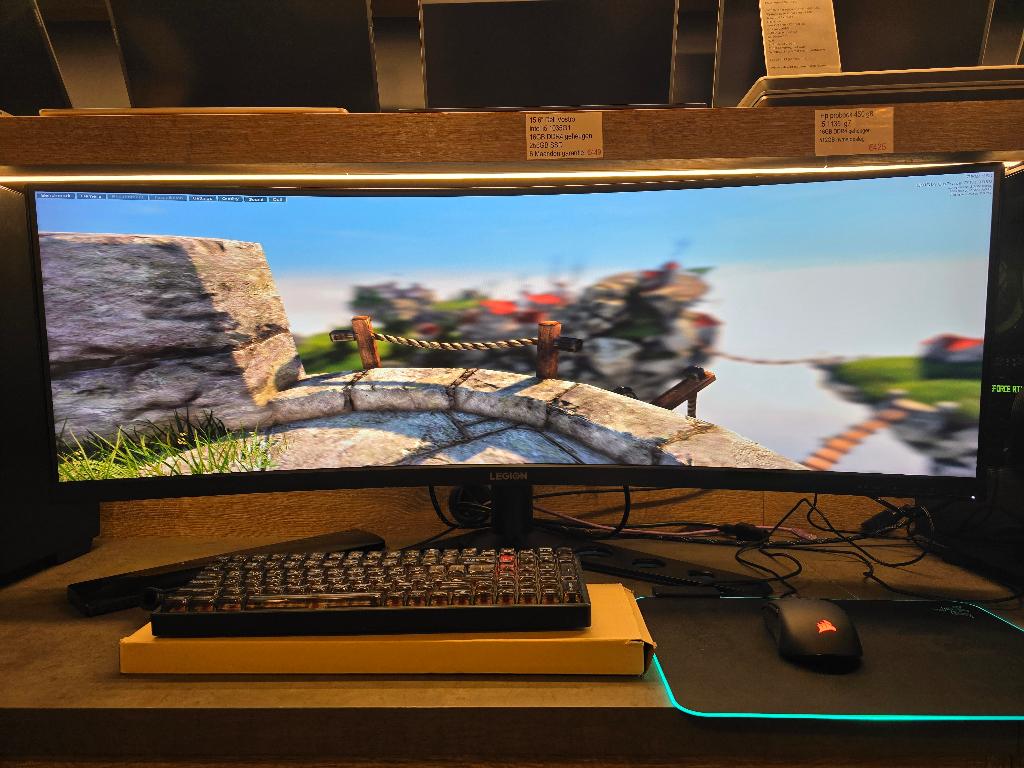 43.3" Lenovo Legion Y44w-10 monitor, Ophalen, Draaibaar, 101 t/m 150 Hz, Lenovo legion