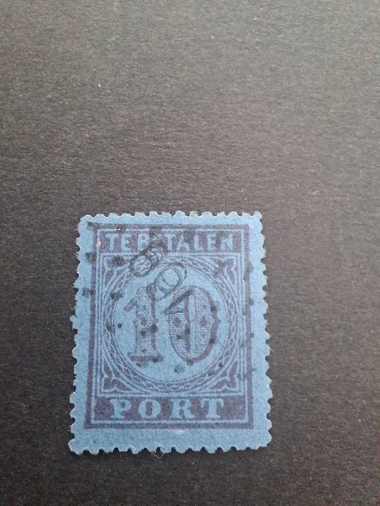 port nvph 2 puntstempel 169 Sappemeer, Postzegels en Munten, Postzegels | Nederland, Verzenden, T/m 1940, Gestempeld