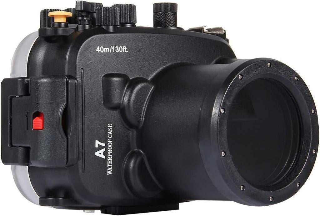 Onderwaterhuis voor Sony A7/A7S/A7R  - Perfect voor duiken!, Audio, Tv en Foto, Fotografie | Onderwatercamera's, Gebruikt, Onderwaterhuis