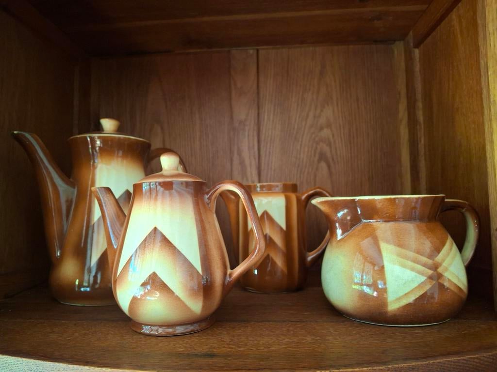 Artdeco koffiestel (6 delig), Ophalen