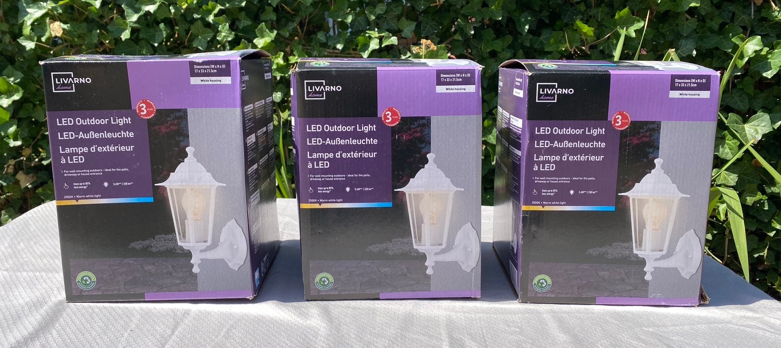 LED Outdoor lamp (lantaarn), Tuin en Terras, Ophalen, Minder dan 50 watt, Netvoeding, Led