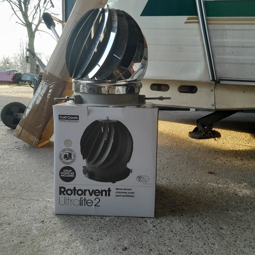 schoorsteen kappen roterend, Ophalen of Verzenden, Zo goed als nieuw, Afzuiger