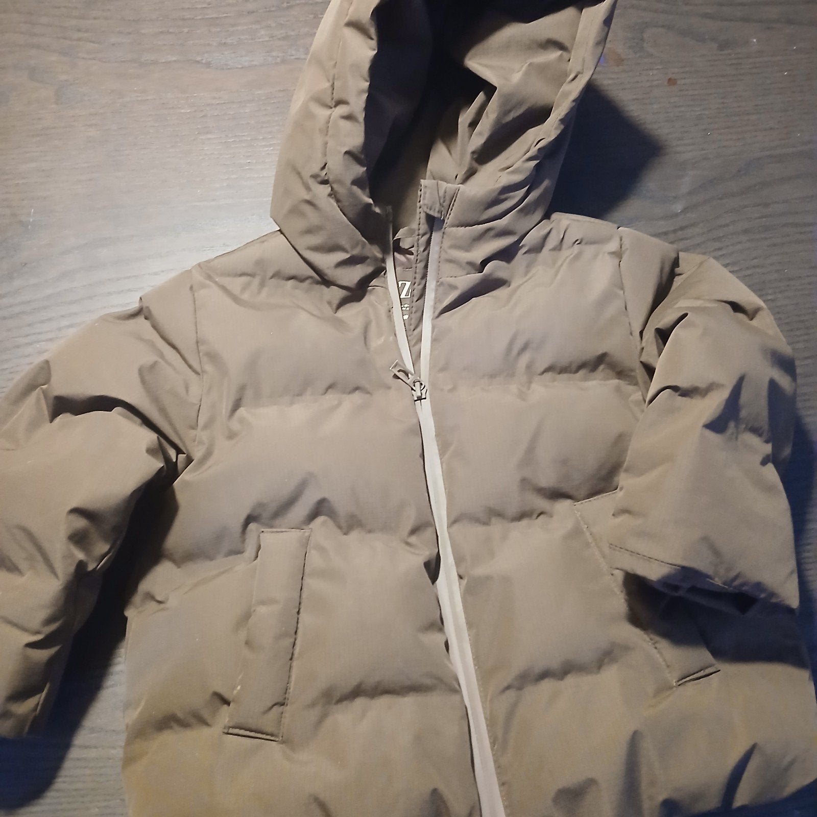 Bruine winterjas Zara maat 98 (2-3 jaar), Kinderen en Baby's, Kinderkleding | Maat 98, Gebruikt, Jongen of Meisje, Ophalen of Verzenden