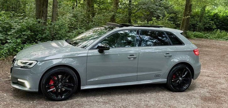 Audi A3  40 e-tron S-Line | Matrix | Pano | ACC | Virtual CP, Zwart, Plug-in hybride, 1395 cc, 149 pk